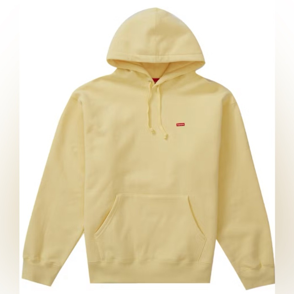 Supreme Small Box Hooded Sweatshirt (SS23) - Yellow - XL